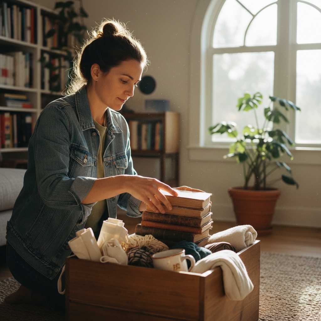 Valorisation d'objets et démarche éco-responsable lors d'un débarras à Boulogne.