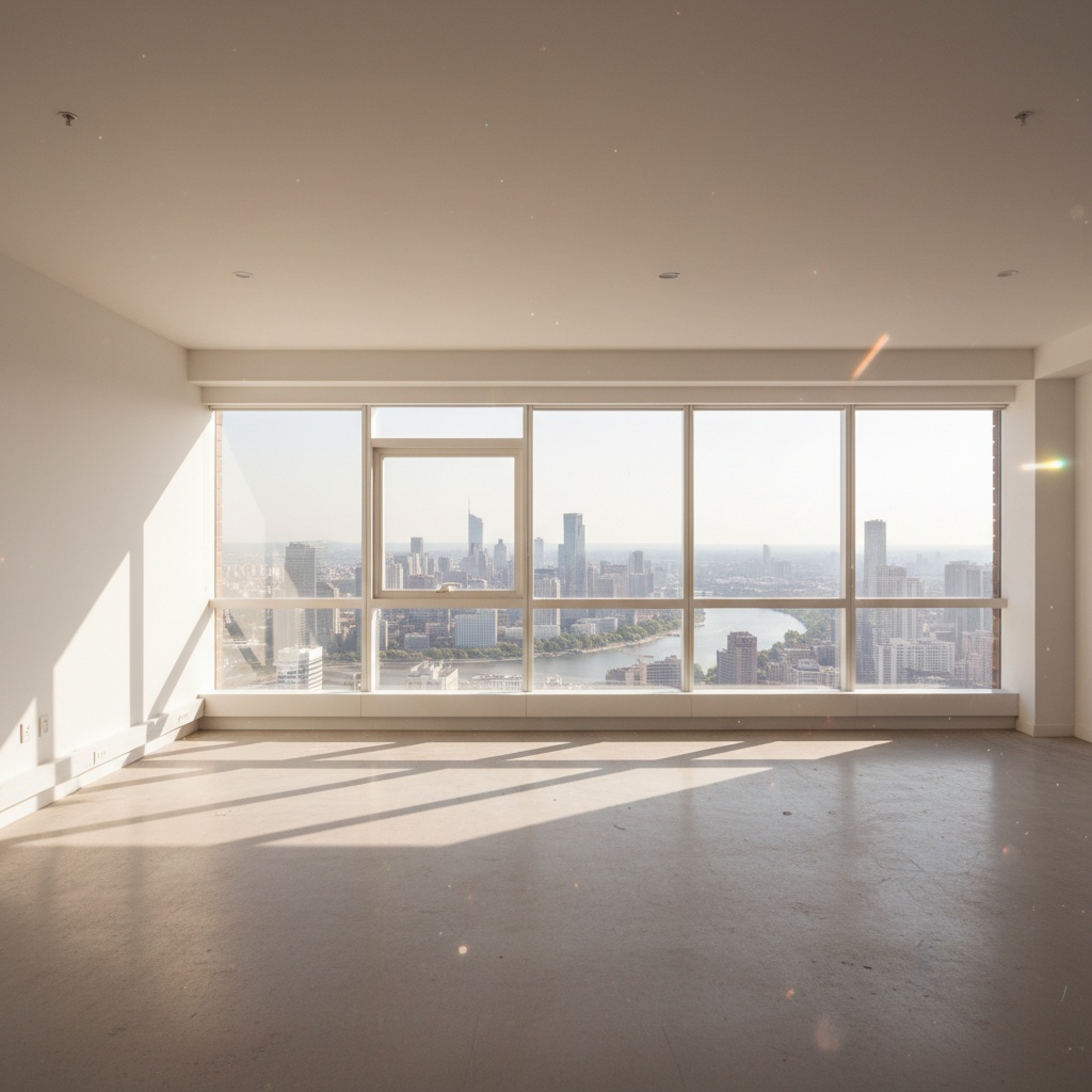 Bureau professionnel entièrement vidé et nettoyé à Suresnes par une entreprise spécialisée.