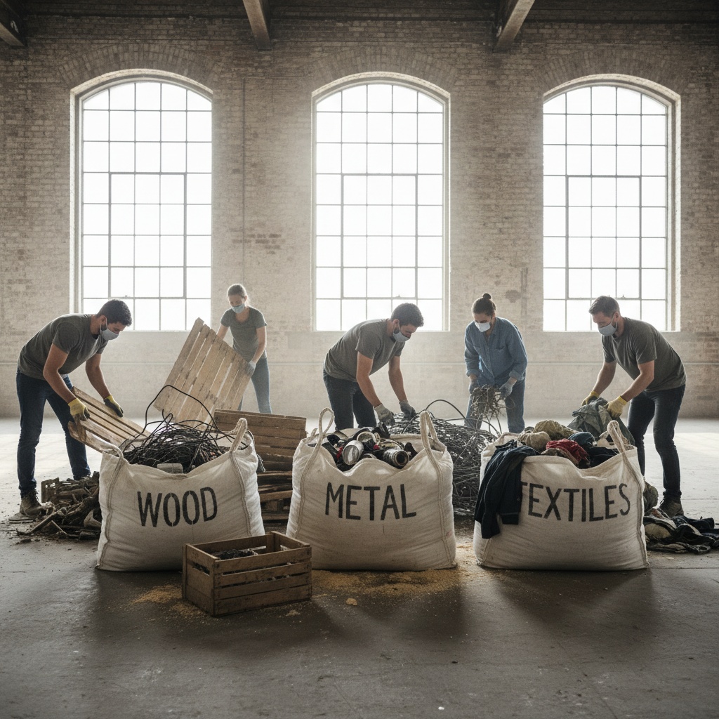 Tri sélectif des encombrants pour un débarras écologique à Versailles.