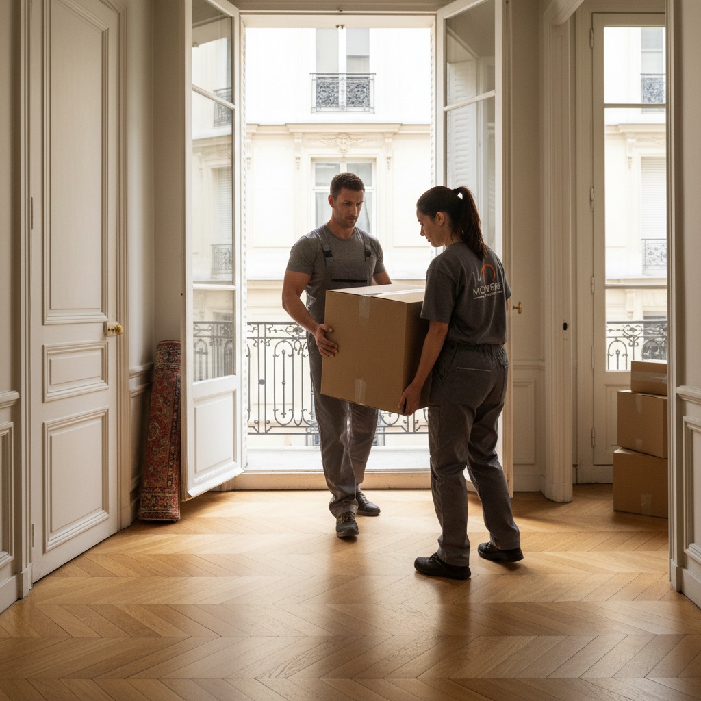Équipe de Débarras Professionnels en intervention dans un appartement à Vincennes
