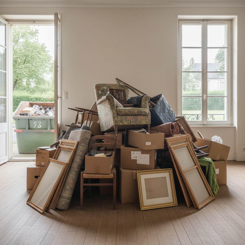 Débarras complet d'une maison suite à une succession au Vésinet