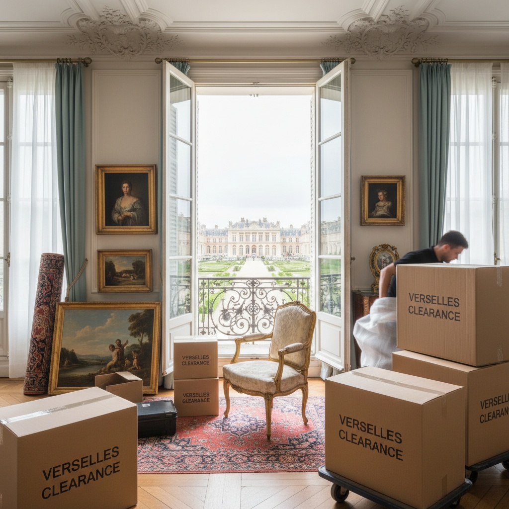 Débarras d'un appartement de standing à Versailles
