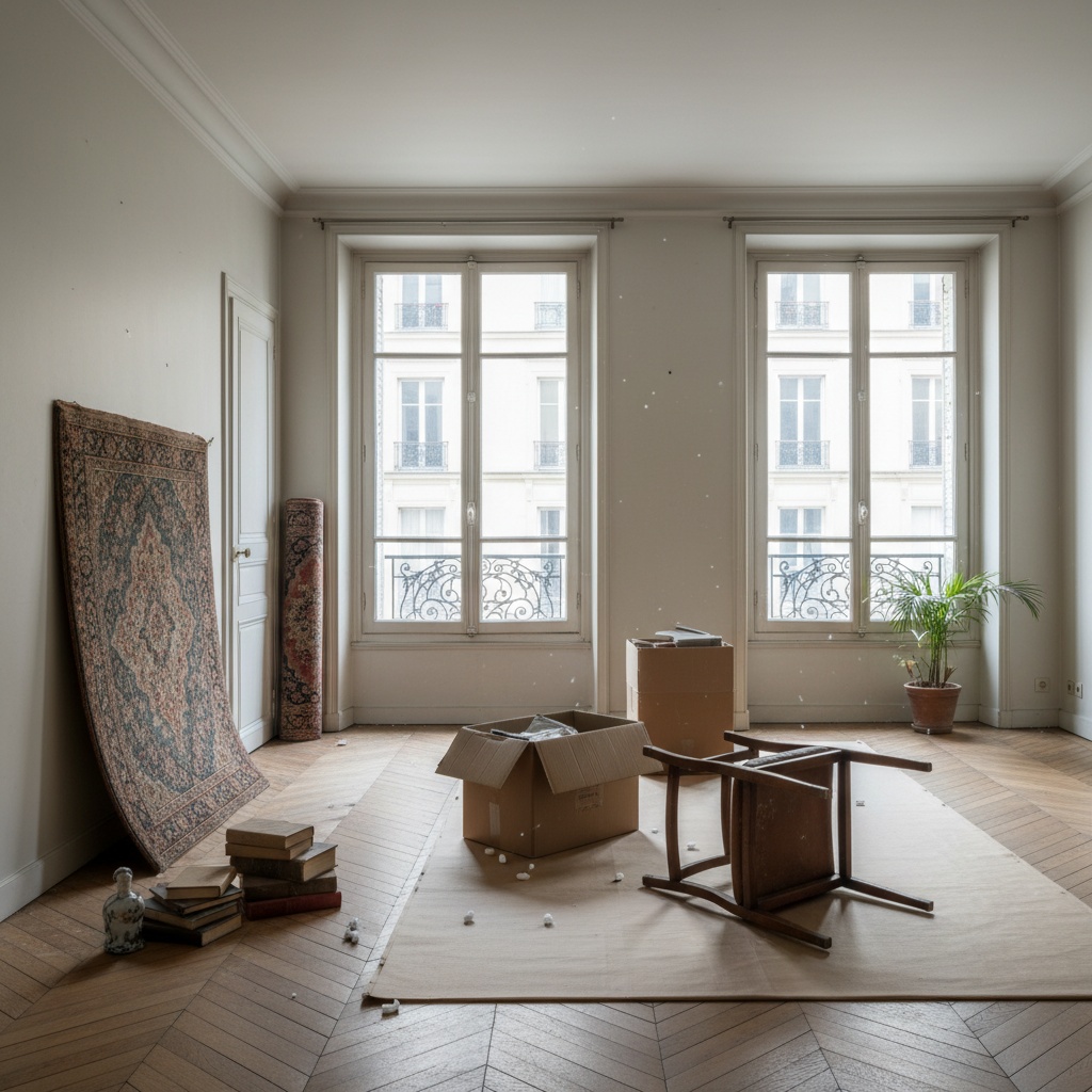 Débarras complet d'un appartement familial à Passy