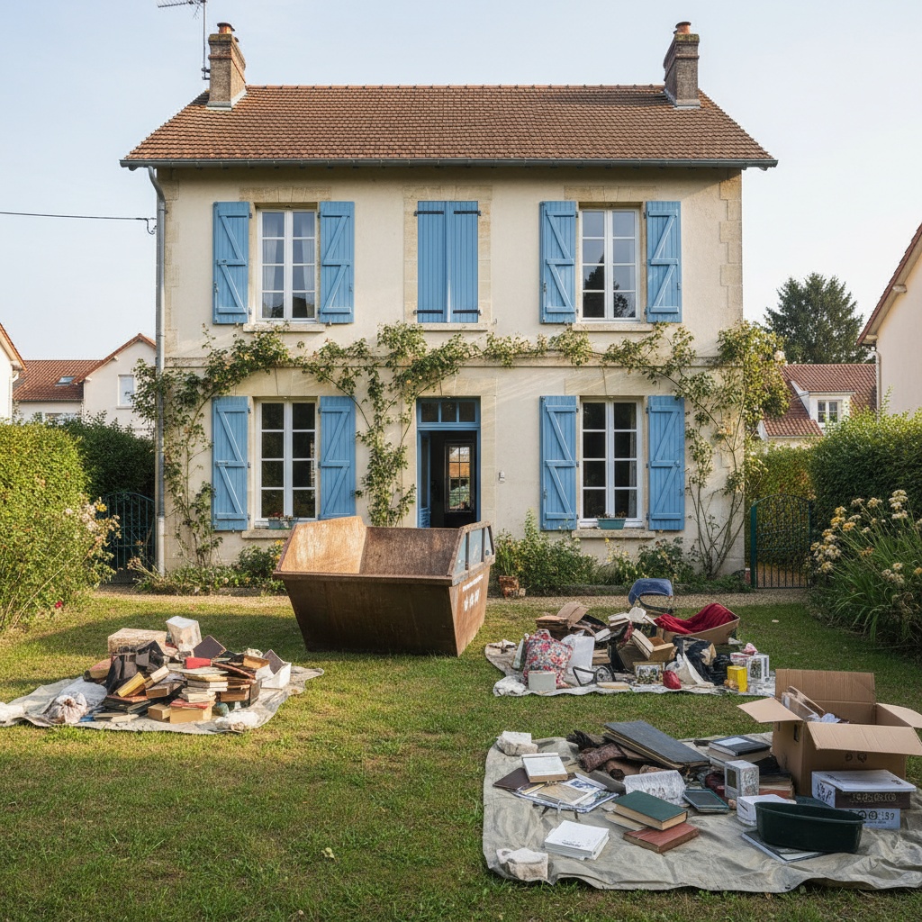 Illustration d'une maison à vider à Antony