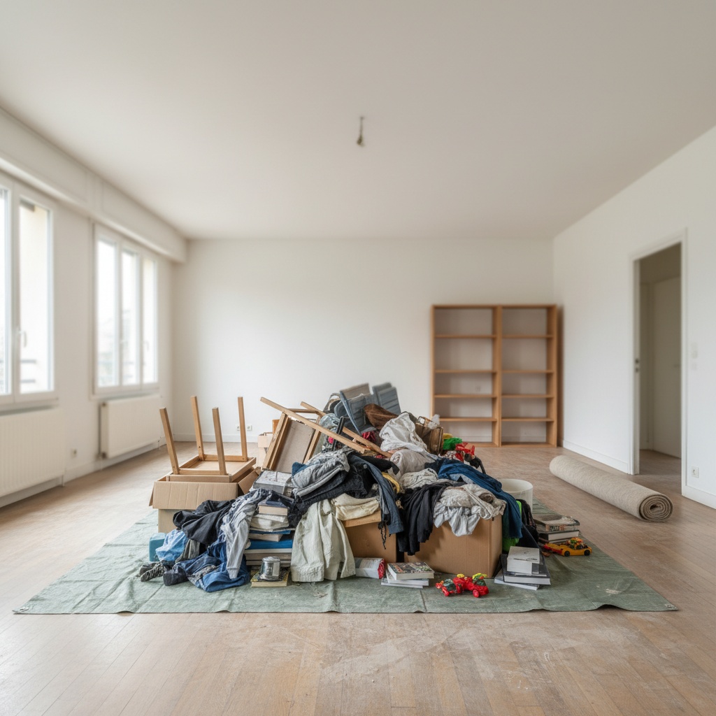 Débarras complet d'un appartement familial