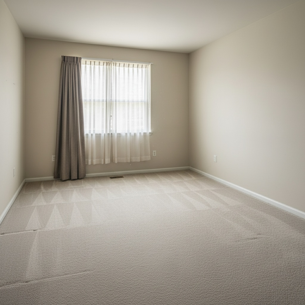 Même appartement vide et propre après notre intervention