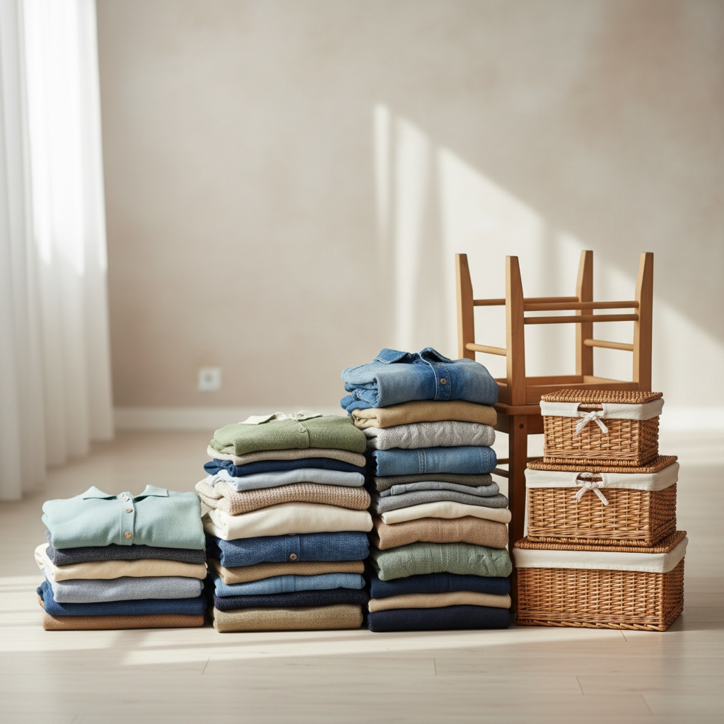 Vêtements et meubles donnés à des associations