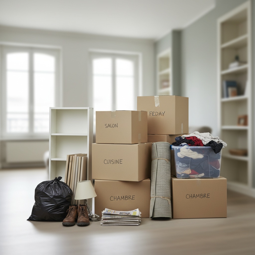 Vider un appartement au Vésinet avant un déménagement