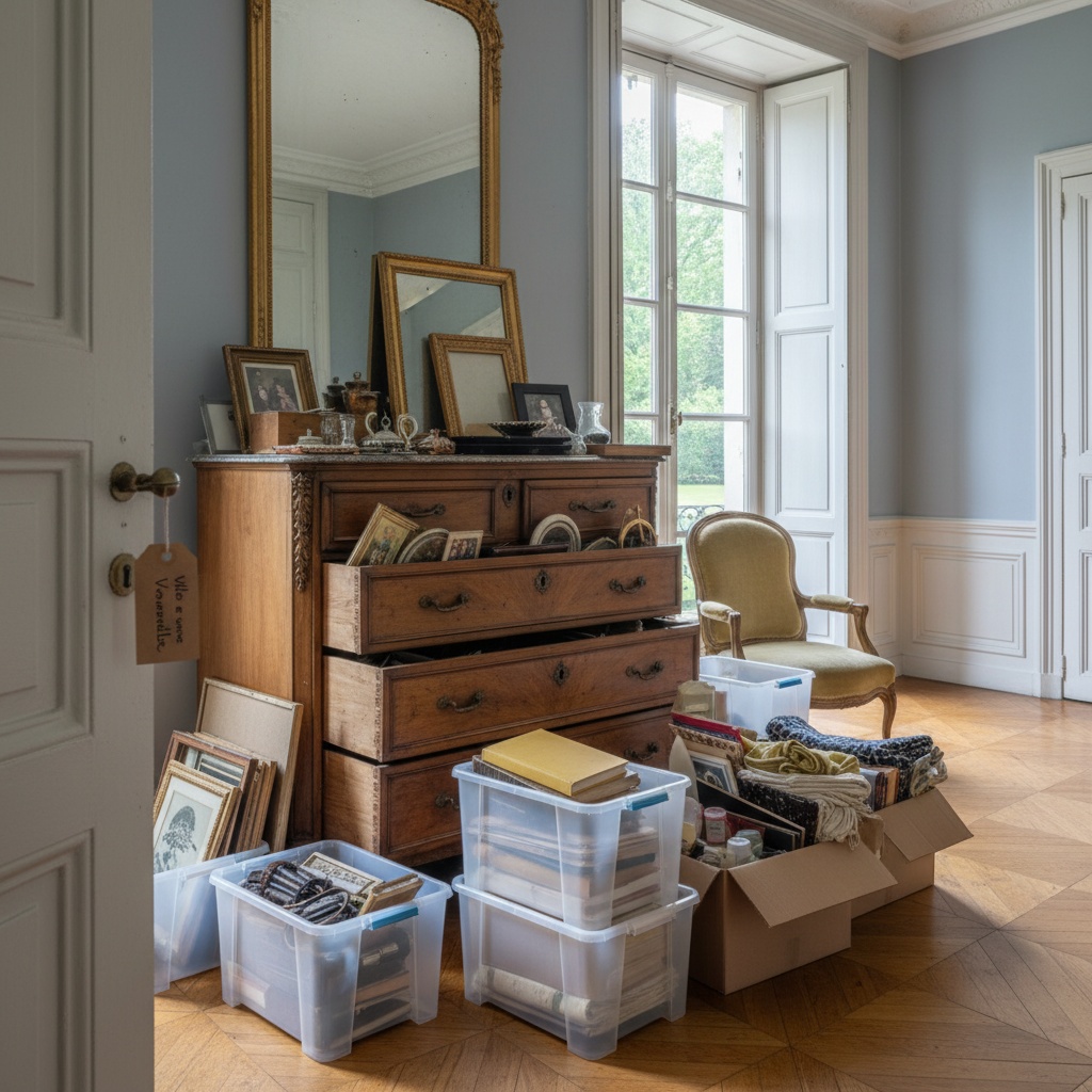 Vider une maison de famille à Versailles
