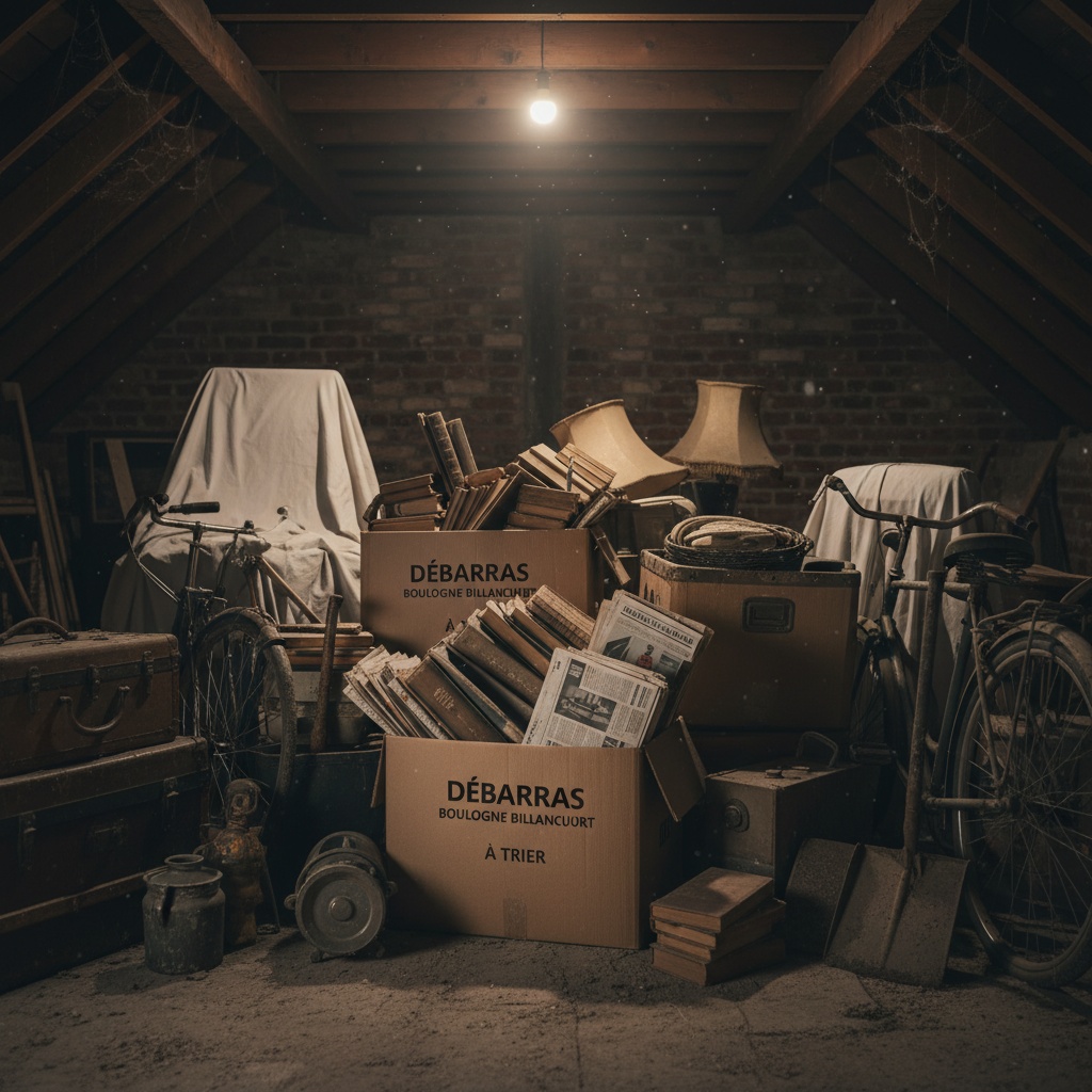 Vider une cave ou un grenier encombré