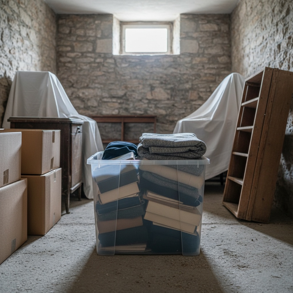 Désencombrement d'une cave à Auteuil
