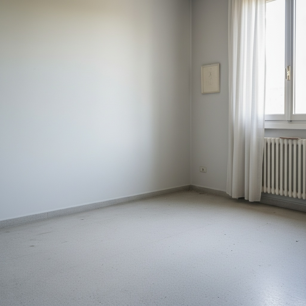 Même pièce vide et propre après l'intervention de Débarras Professionnels à Suresnes