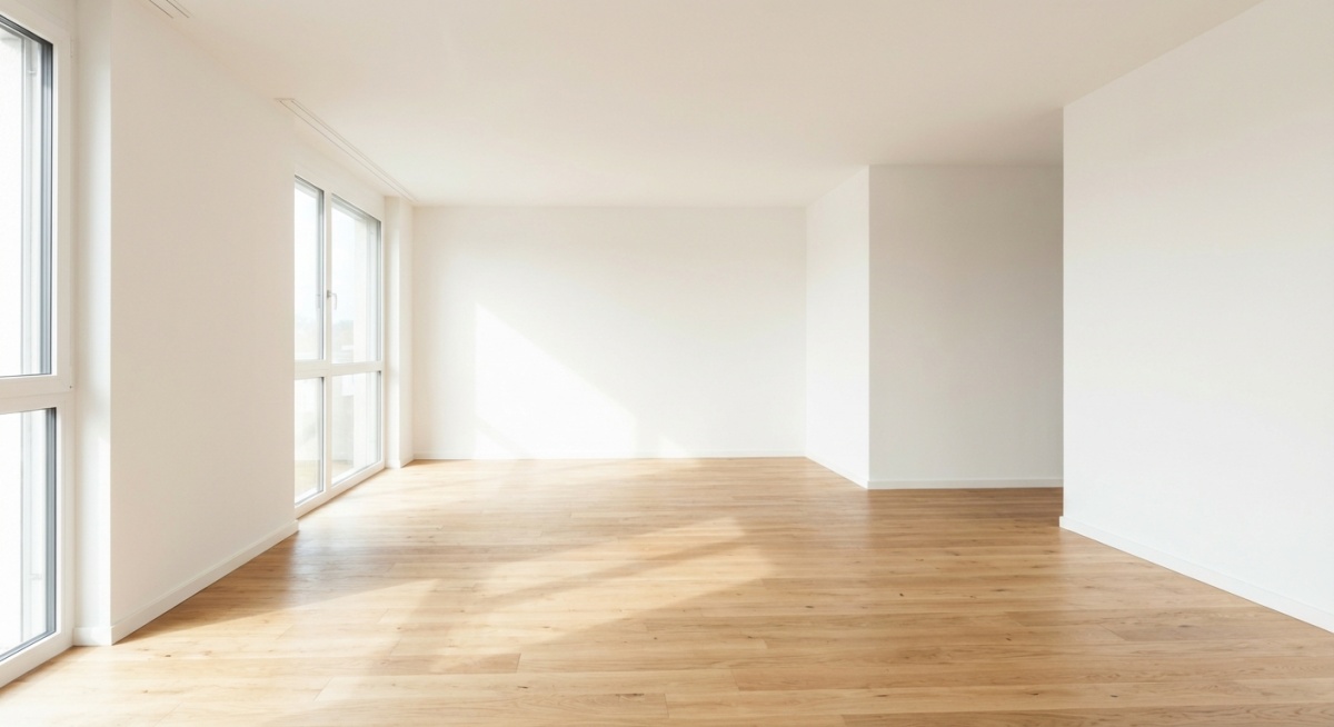 Appartement vide et propre après intervention de débarras professionnel