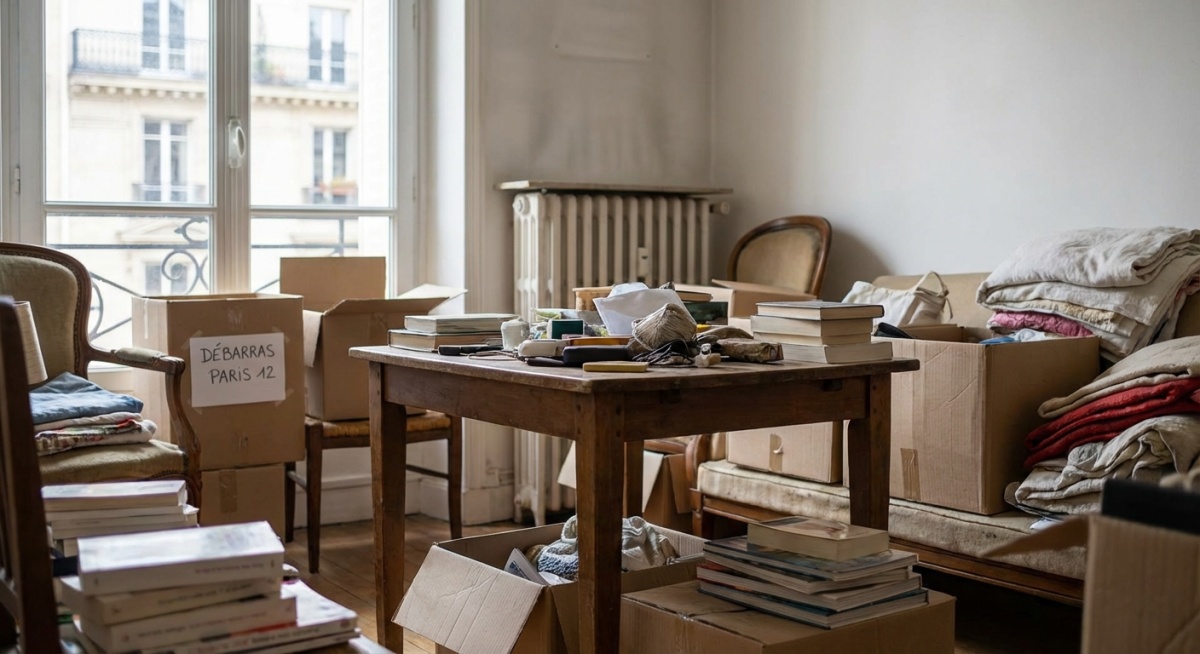 Photo avant débarras - appartement encombré à Paris 12ème