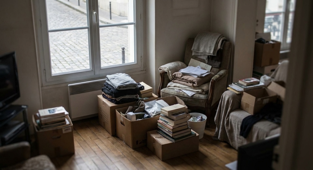 Photo avant - appartement encombré à Paris 19ème