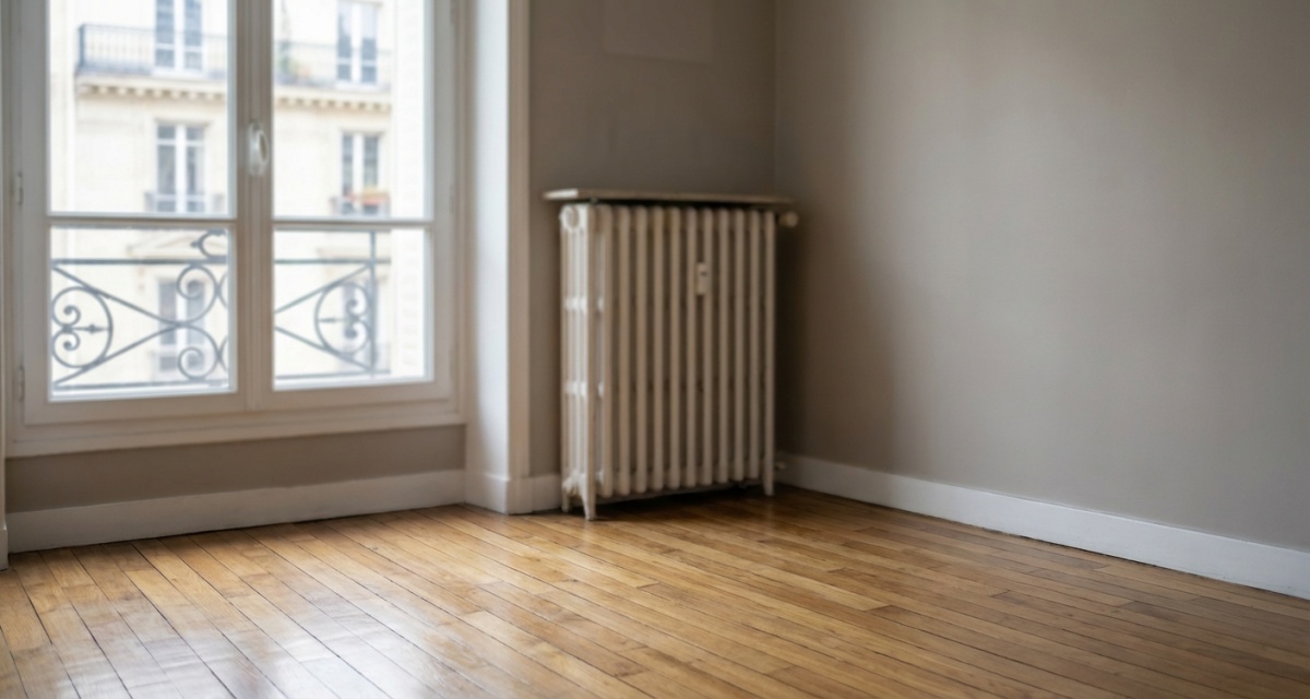 Photo après débarras - appartement vide et nettoyé