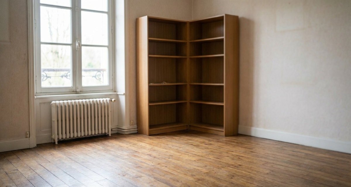 Maison après débarras - pièce vide et propre prête à la vente