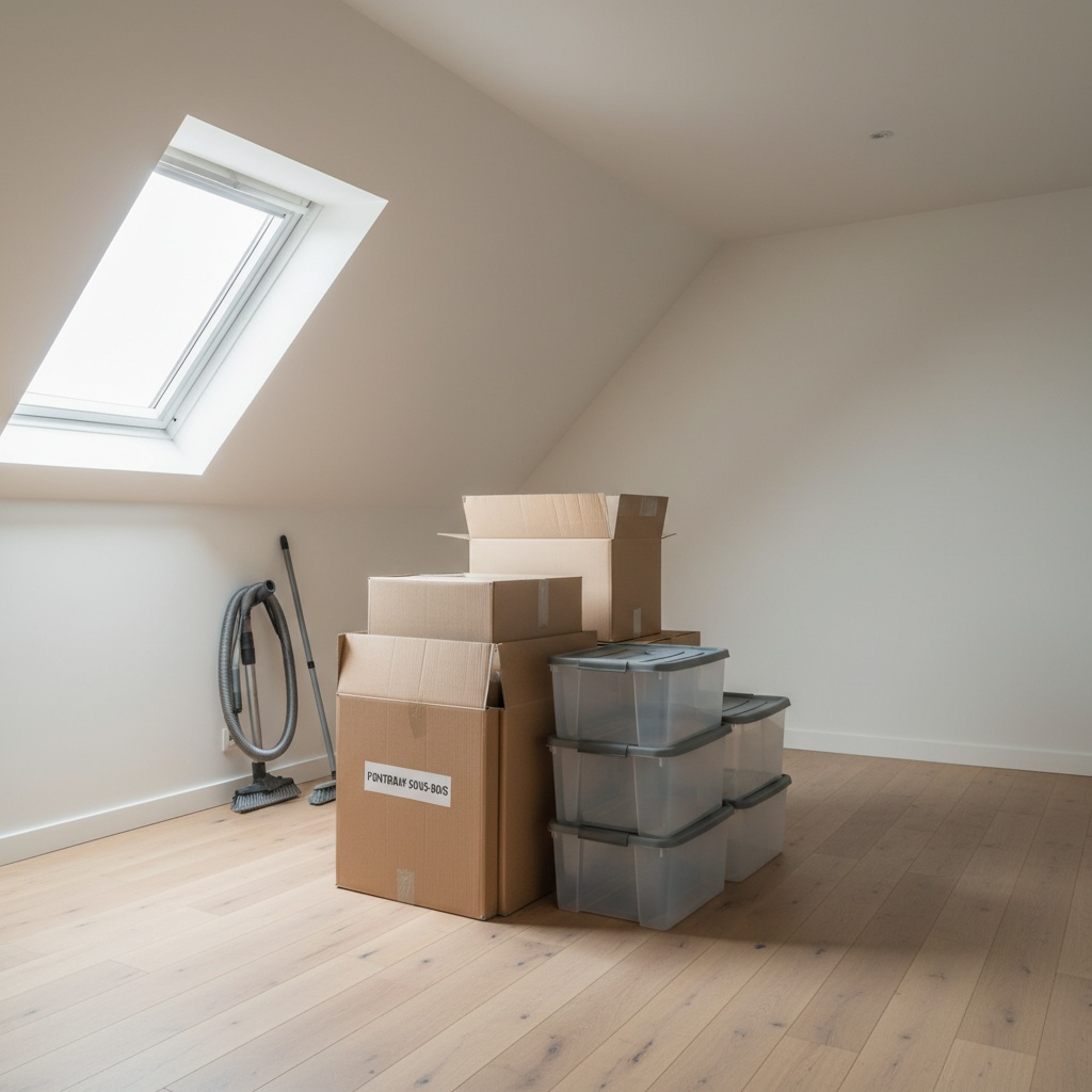 Débarras de grenier à Fontenay-sous-Bois après nettoyage